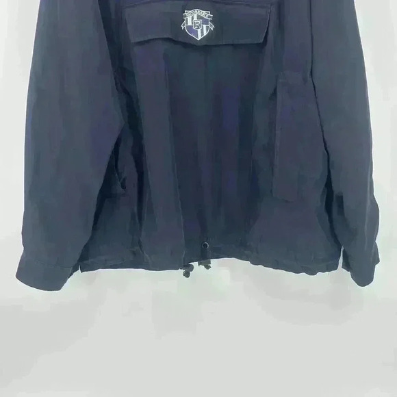 Vintage Faconnable Hidden Hoodie Pull Over Jacket 1/4 Zip Windbreaker Mens XL - Picture 3 of 16